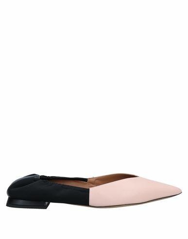 Emporio Armani Woman Ballet flats Pink Calfskin, Textile fibers Cover