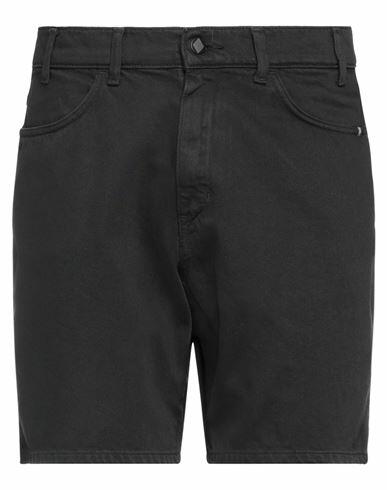 Amish Man Denim shorts Black Cotton Cover