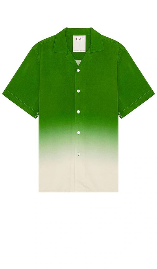 OAS Beach Grade Viscose Shirt in Green Cover