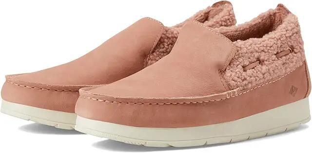 Sperry Moc-Sider Leather/Teddy (Rose) Women's Shoes Cover