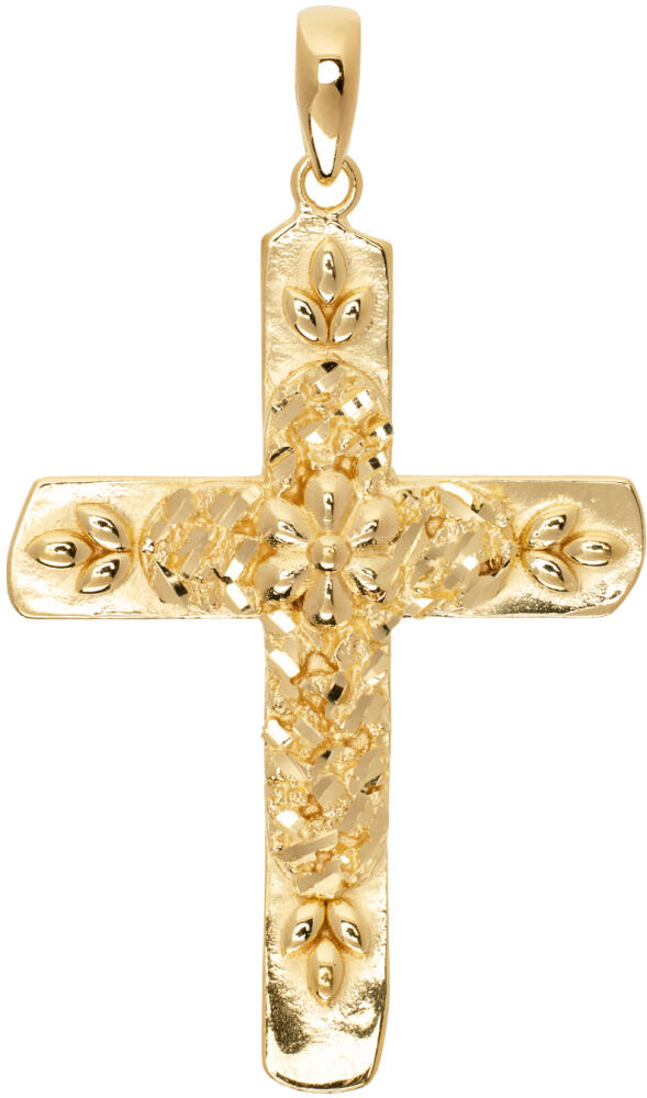 Veneda Carter Gold VC062 Flower Cross Pendant Cover