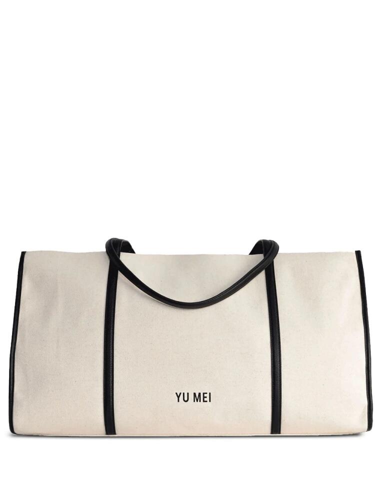 Yu Mei Wellington Weekender duffle bag - Neutrals Cover