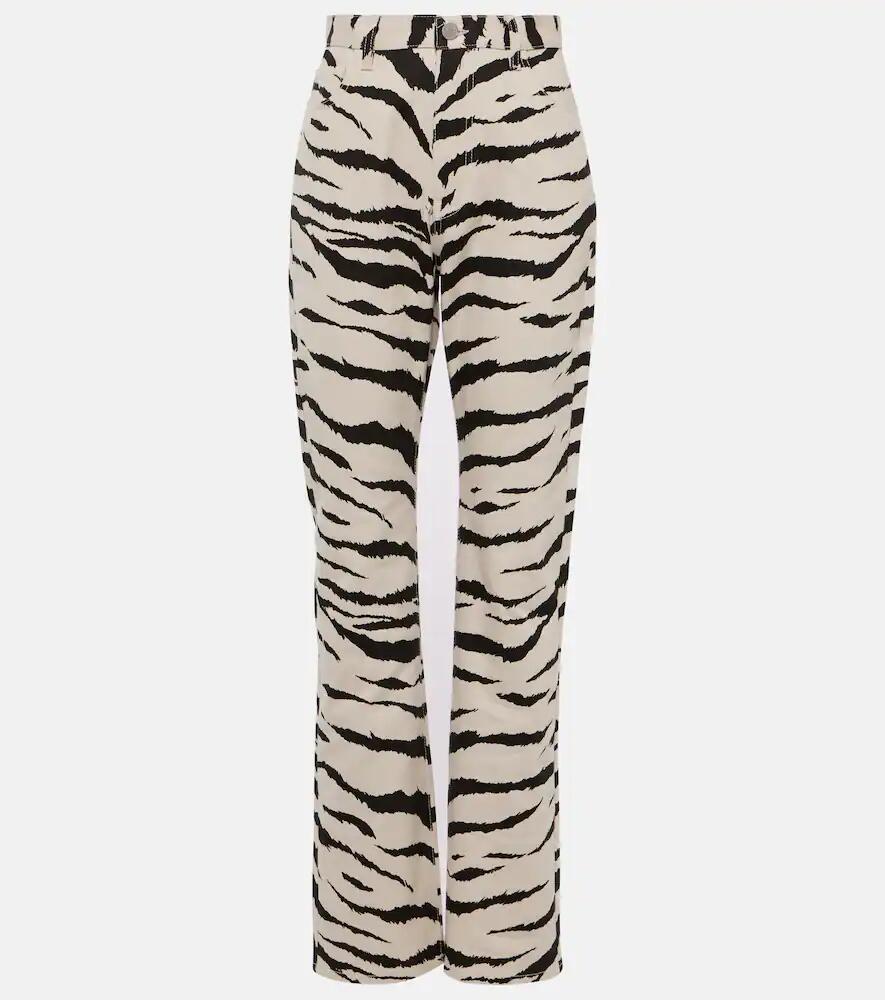 Alaïa Zebra-print jeans Cover