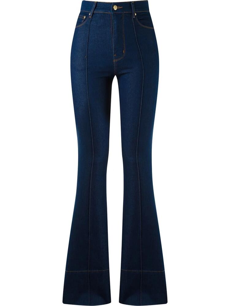 Amapô high waist flared jeans - Blue Cover