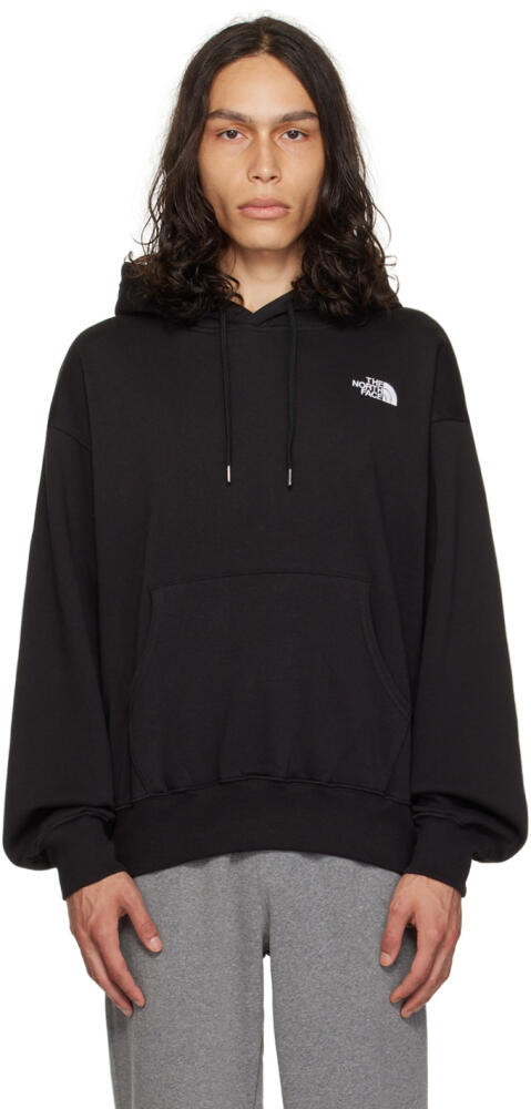 The North Face Black Embroidered Hoodie Cover