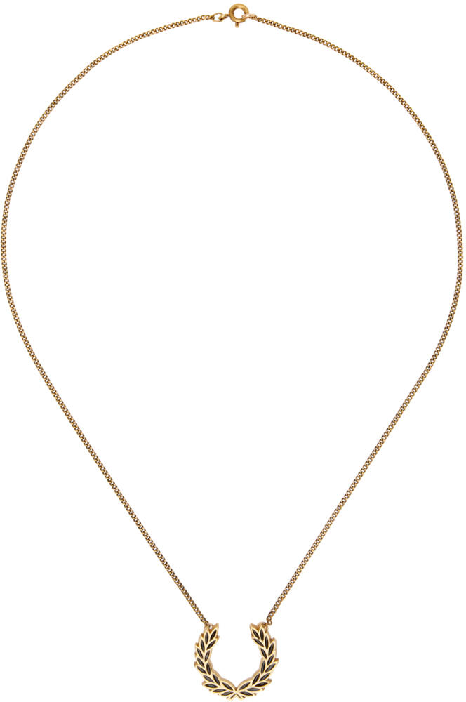 Fred Perry Gold Laurel Wreath Necklace Cover