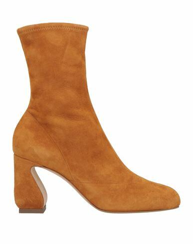 Si Rossi By Sergio Rossi Woman Ankle boots Ocher Soft Leather Cover