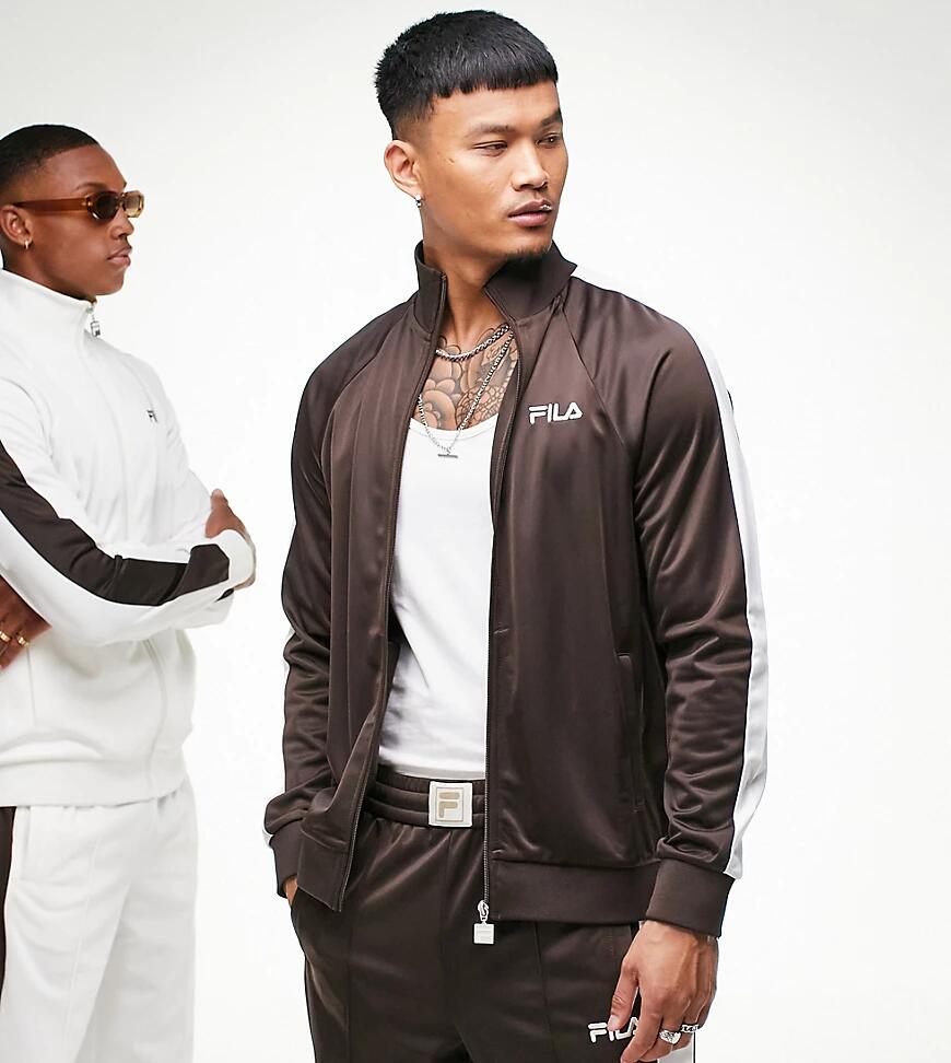 Fila track top with logo in brown - Exclusive to ASOS Cover