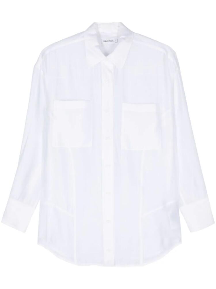 Calvin Klein voile shirt - White Cover