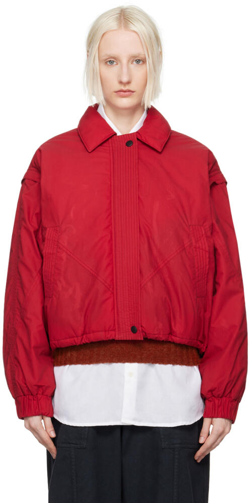 YMC Red Heath Bomber Jacket Cover