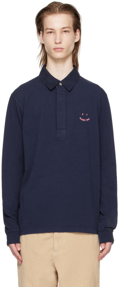 PS by Paul Smith Navy Happy Polo Cover