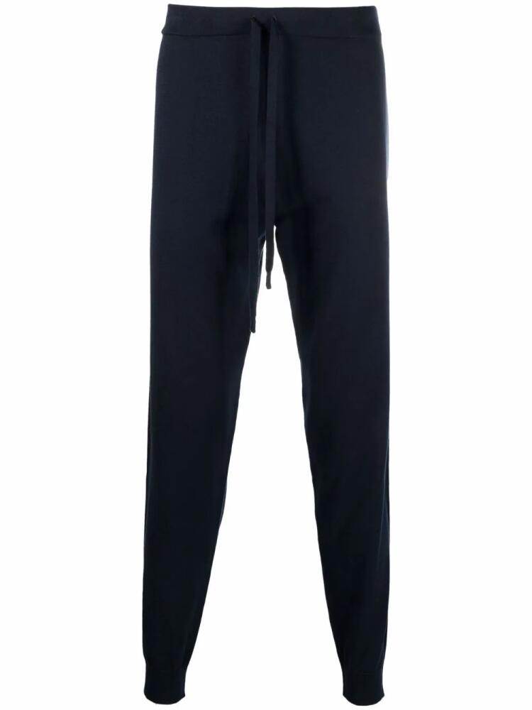 Corneliani slim-cut track pants - Blue Cover