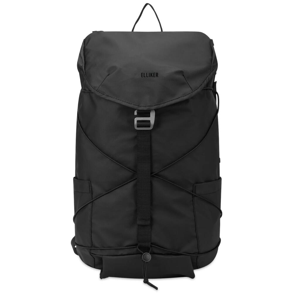 Elliker Wharfe Flapover Backpack in Black Cover