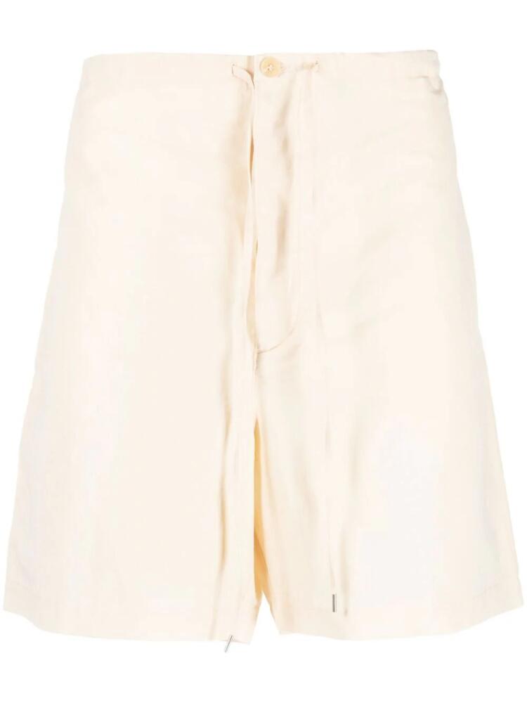 Auralee drawstring deck shorts - Neutrals Cover