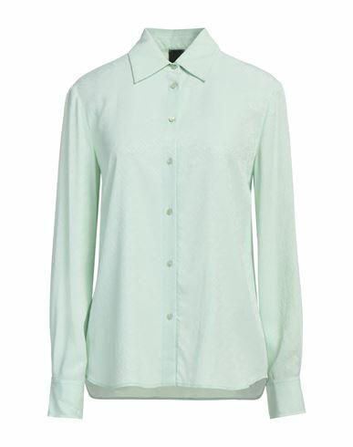 Pinko Woman Shirt Light green Acetate, Silk Cover