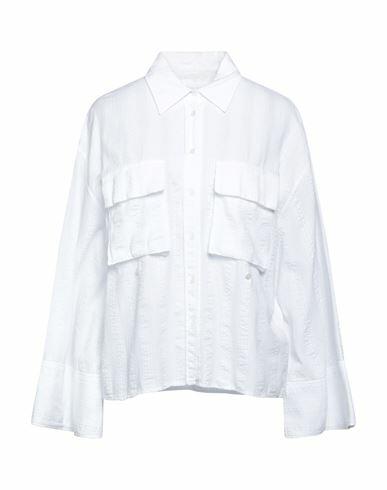 Dondup Woman Shirt White Cotton Cover