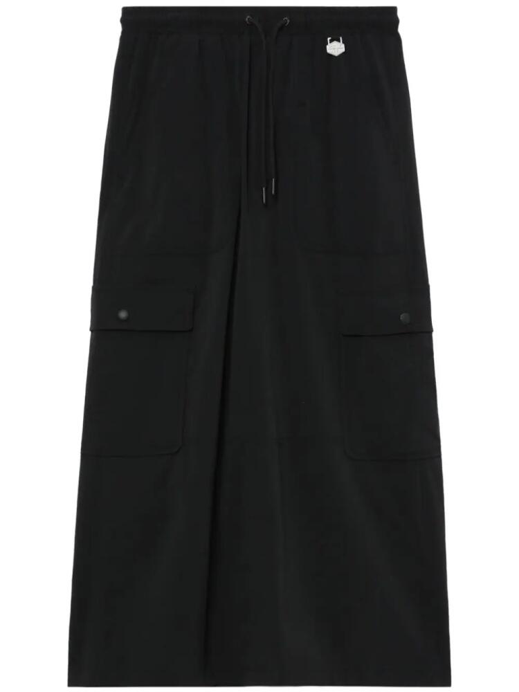 CHOCOOLATE elasticated-waist midi skirt - Black Cover