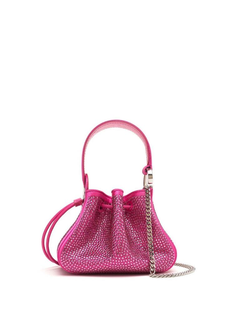 Oscar de la Renta crystal-embellishment bucket bag - Pink Cover