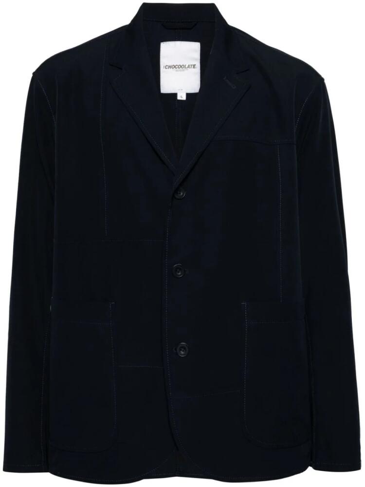 CHOCOOLATE single-breasted blazer - Blue Cover