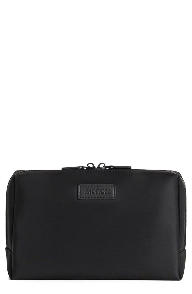 Monos Large Metro Toiletry Case in Carbon Black Cover