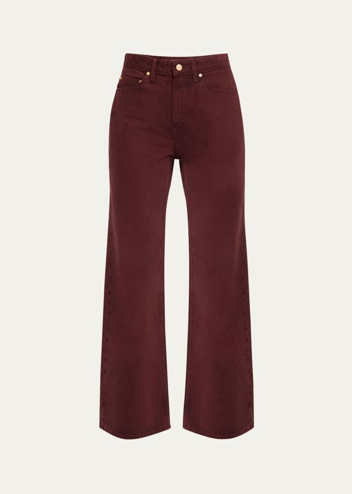 Ulla Johnson The Willow Wide-Leg Denim Jeans Cover