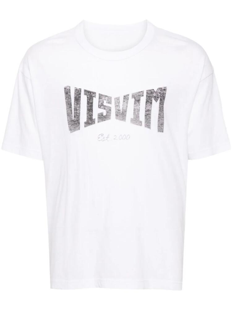 visvim logo-print T-shirt - White Cover