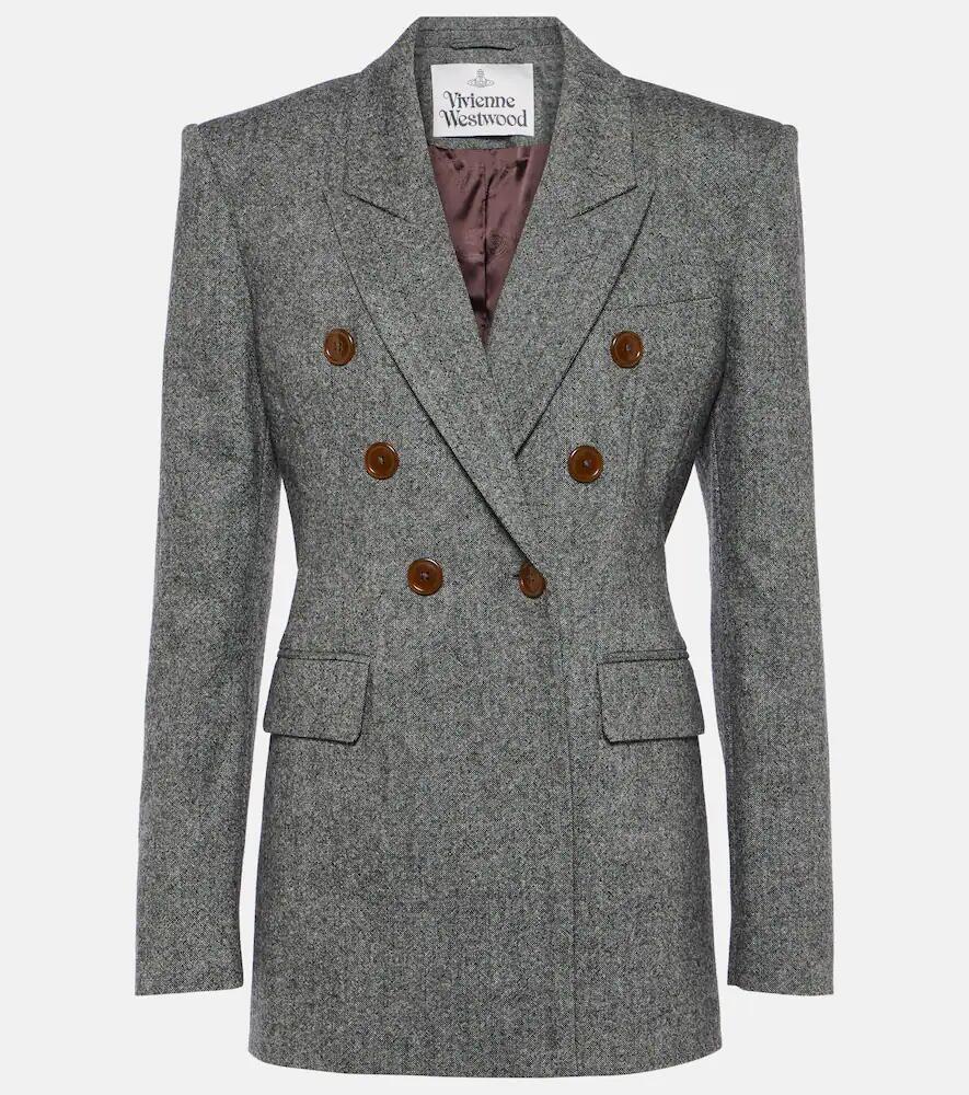 Vivienne Westwood Wool-blend double breasted blazer Cover