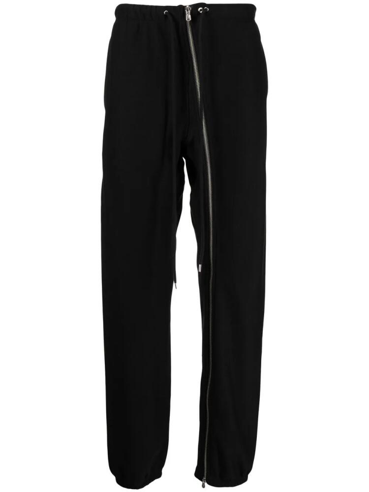 Takahiromiyashita The Soloist zip-detail straight-leg trousers - Black Cover