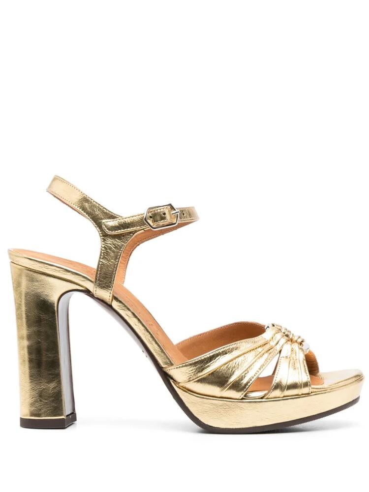 Chie Mihara Chiva leather sandals - Gold Cover