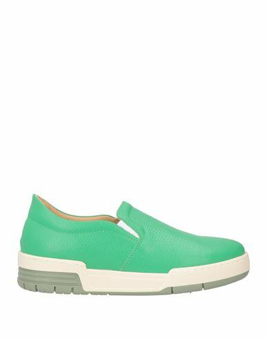 Lemaré Woman Sneakers Green Soft Leather Cover