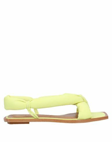 Vicenza) Woman Thong sandal Light yellow Soft Leather Cover