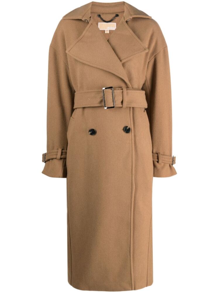 Michael Michael Kors double-breasted trench coat - Brown Cover