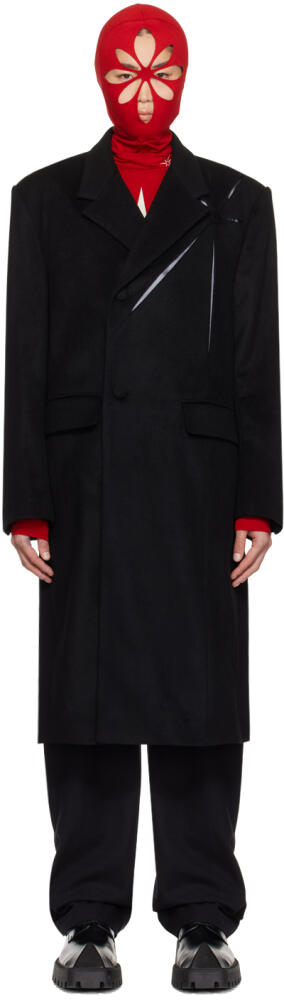 KUSIKOHC Black Cutout Coat Cover