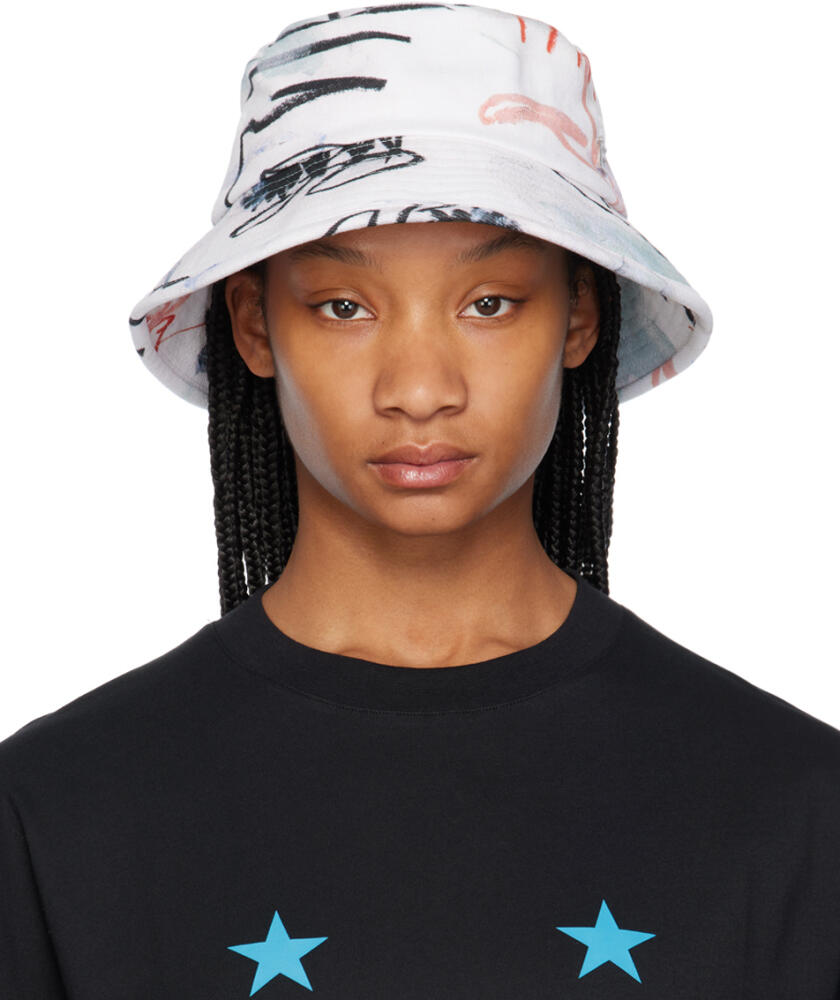 Études White Julian Farade Training Bucket Hat Cover