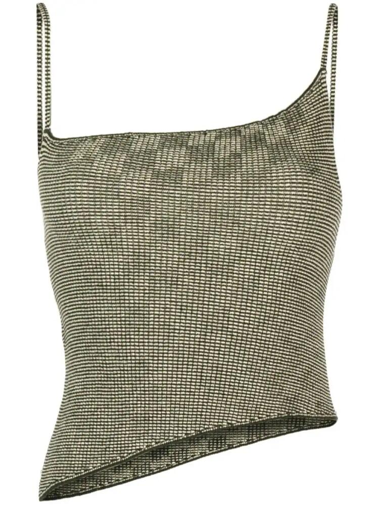 Isa Boulder Parallel asymmetric tank top - Green Cover