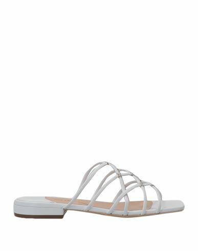 Sergio Rossi Woman Sandals White Soft Leather Cover