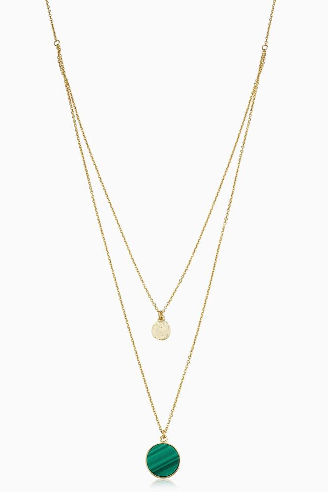 Oradina 14K Yellow Gold Genoa Layered Necklace Cover