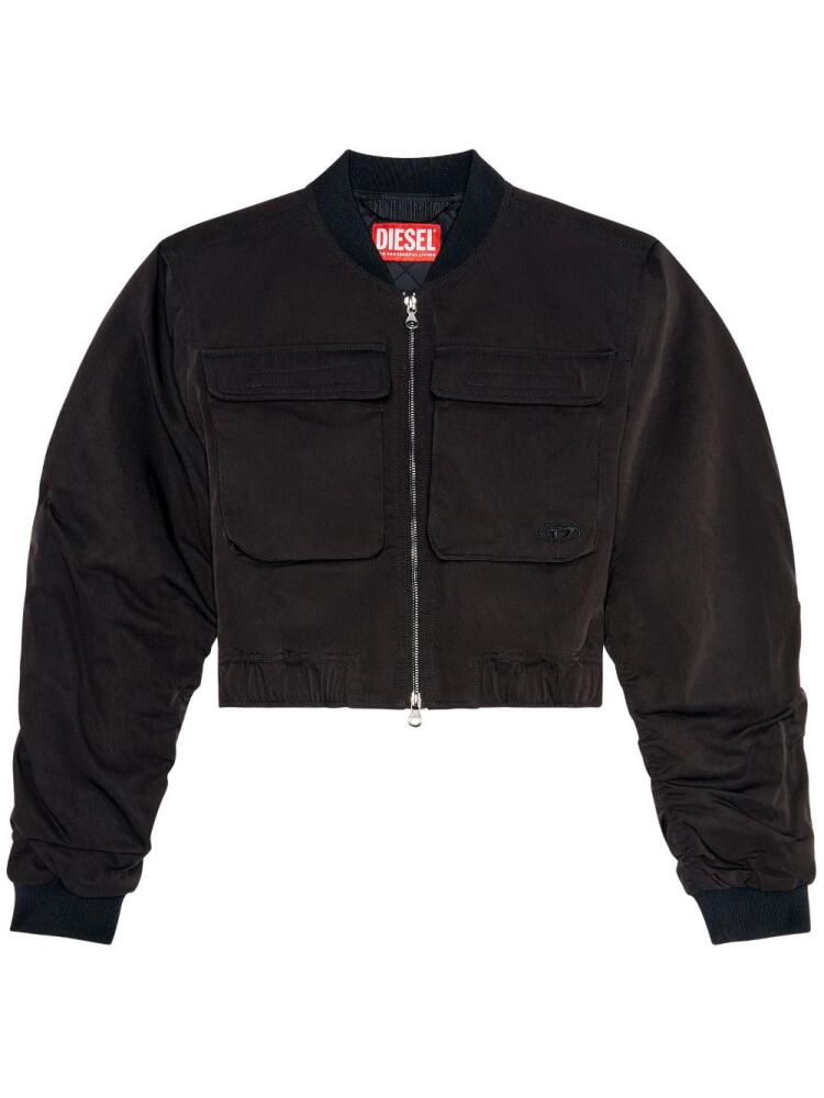 Diesel G-Khlo cropped bomber jacket - Black Cover