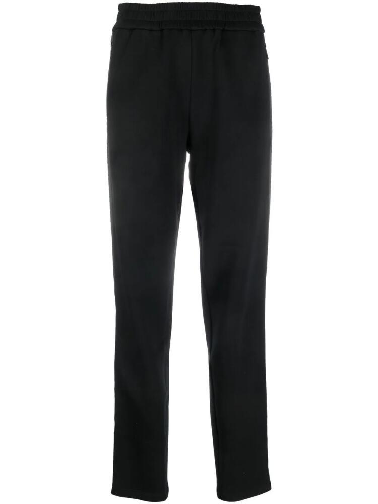 Emporio Armani logo-tape track pants - Black Cover