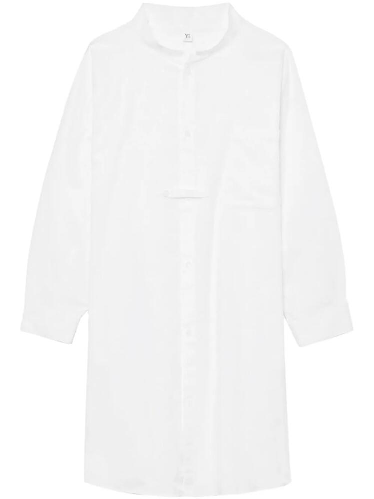 Y's long-sleeve cotton dress - White Cover