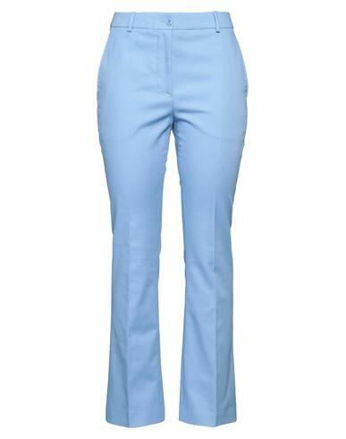 Boutique Moschino Woman Pants Azure Cotton, Elastane Cover