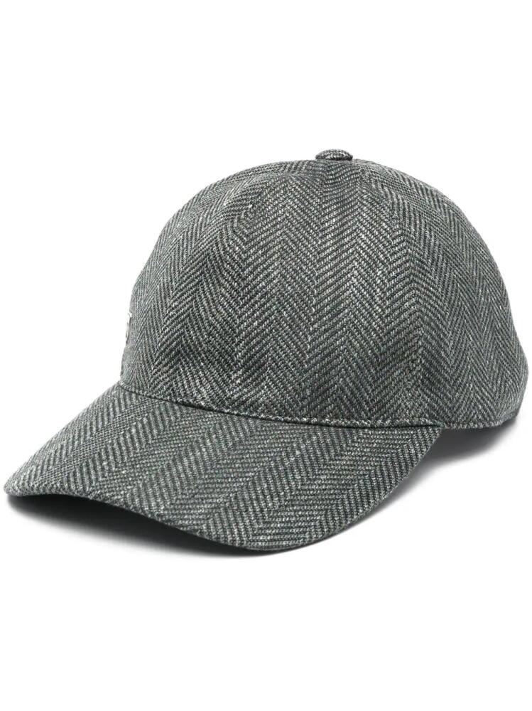 Corneliani six-panel baseball cap - Green Cover