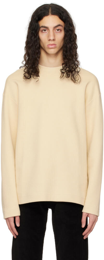 NN07 Beige Benja 3511 Sweatshirt Cover