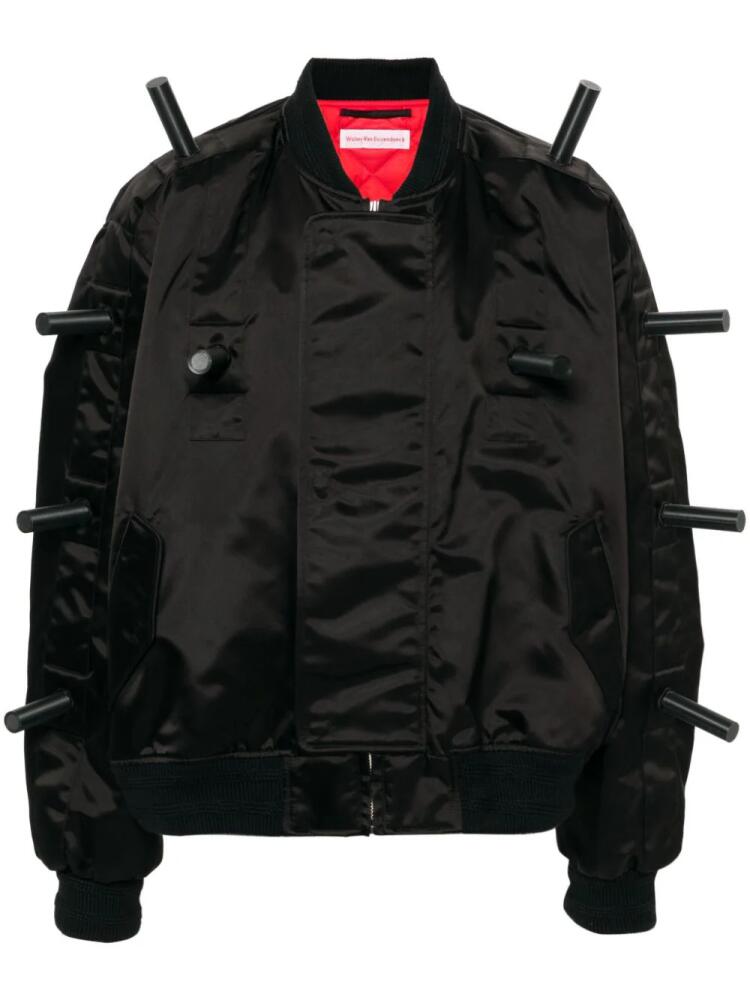 Walter Van Beirendonck Exoskeleton bomber jacket - Black Cover