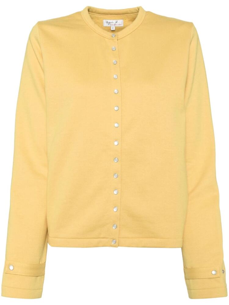 agnès b. Rosan cardigan - Yellow Cover