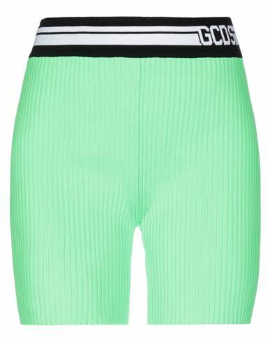 Gcds Woman Leggings Green Polyamide, Viscose, Polyester, Elastane Cover