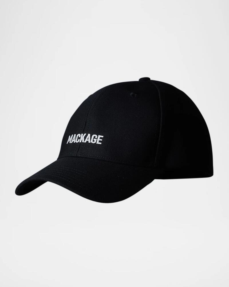 Mackage Men's Anderson-W Wool Logo Baseball Cap Cover