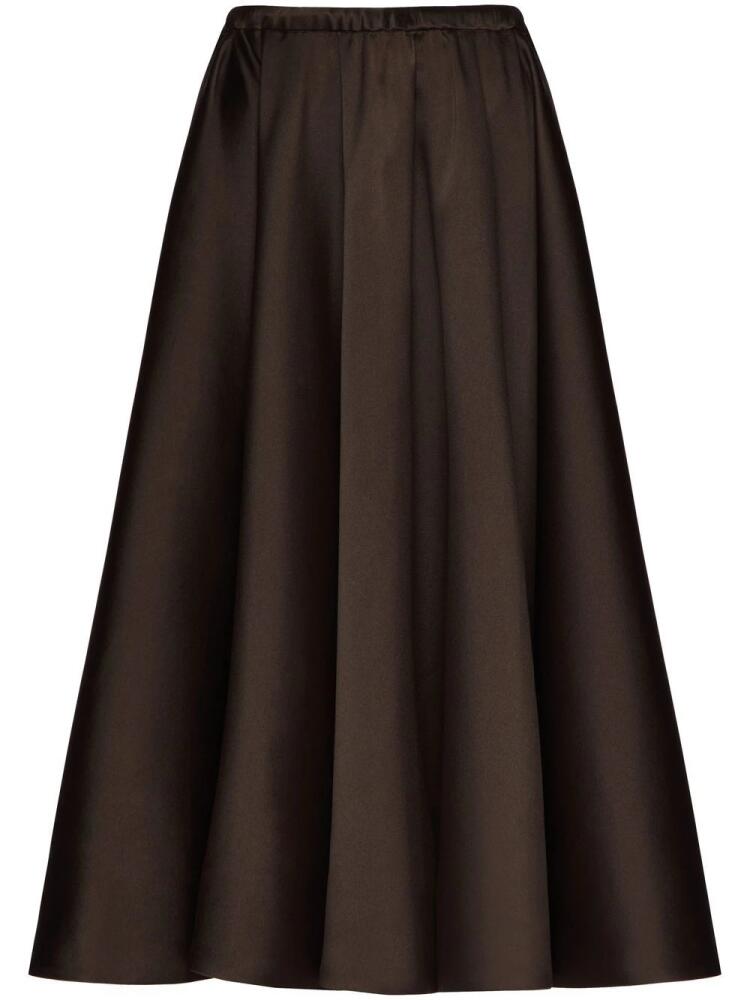 Valentino Garavani pleated midi skirt - Brown Cover