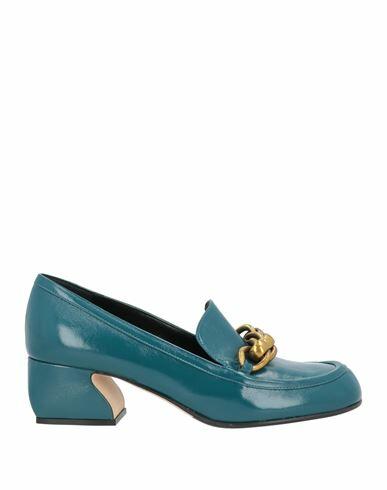 Si Rossi By Sergio Rossi Woman Loafers Deep jade Calfskin Cover