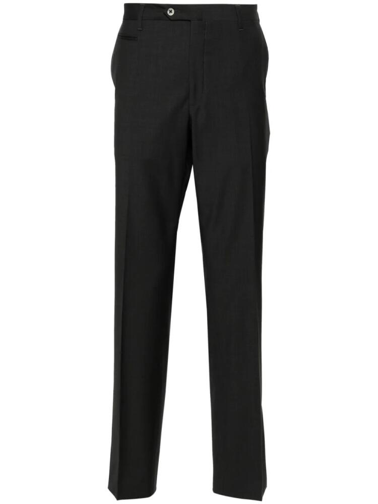 Corneliani mid-rise tailored wool trousers - Grey Cover